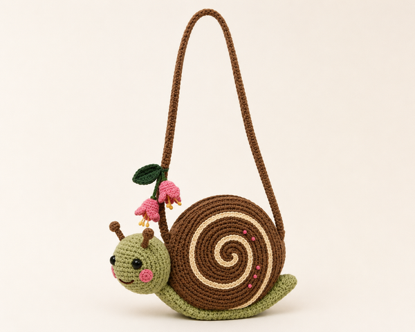 Snail Crochet Sling bag