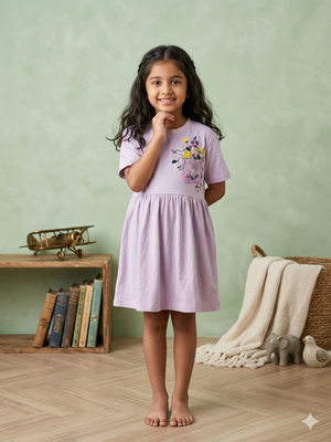 Pocketful of Posies Dress - Lilac