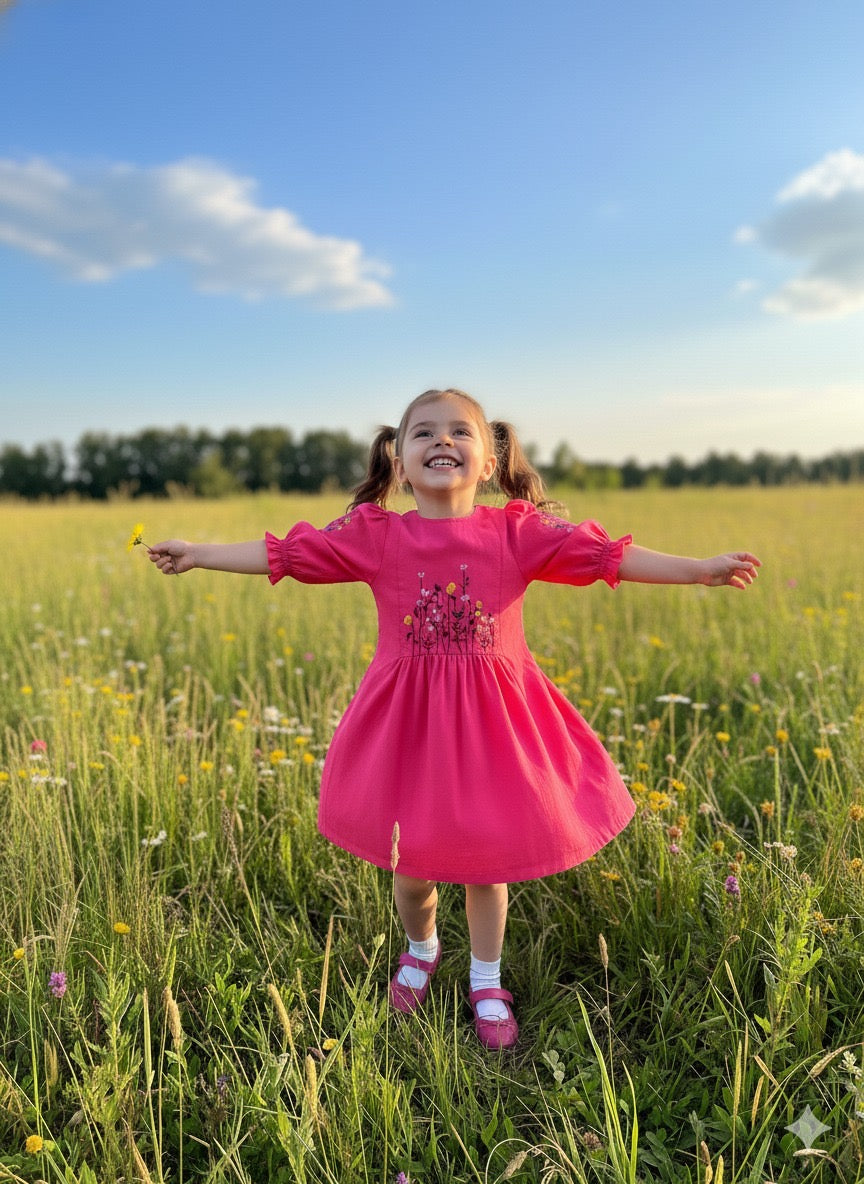 Pink Meadow Dress