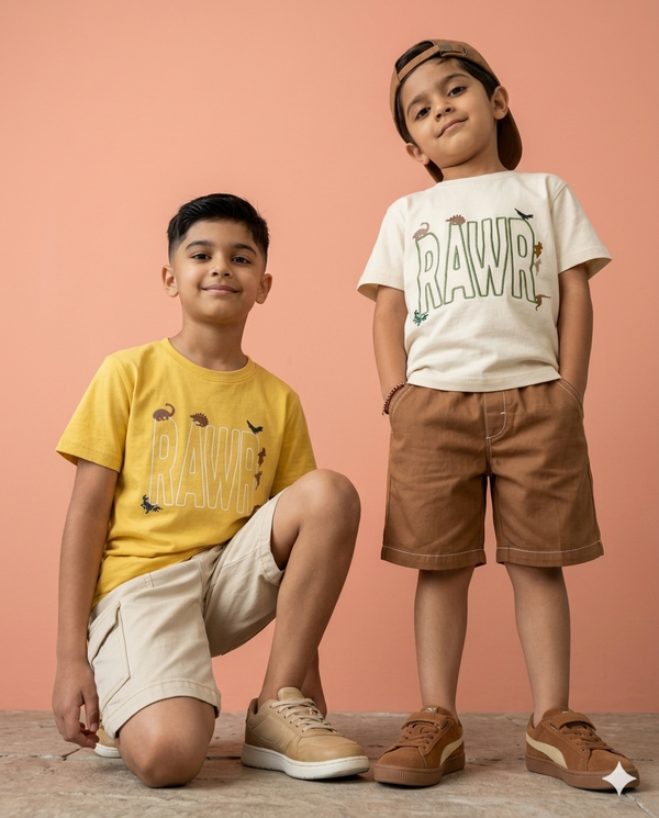 Hear Me Rawr – Sunny Yellow Tee
