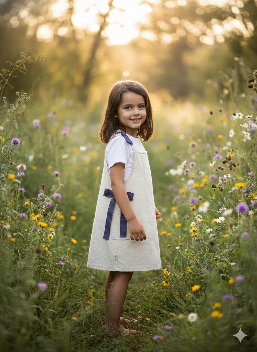 Bow About Town Pinafore Dress