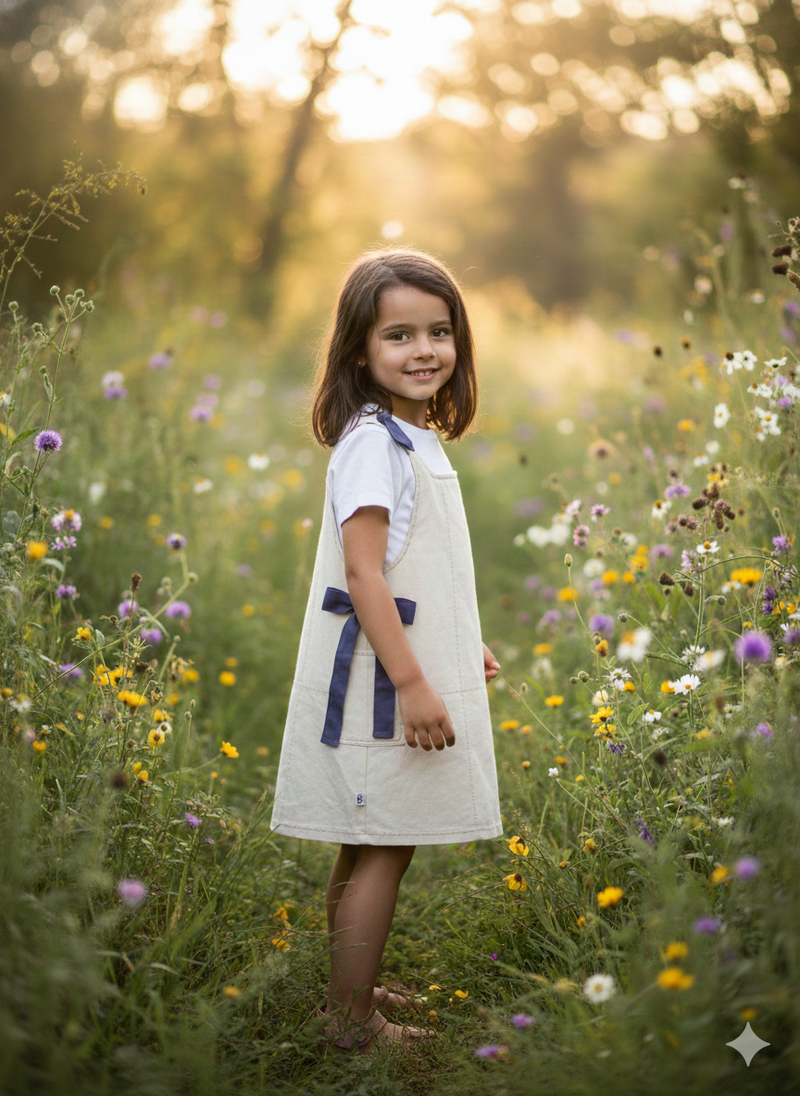 Bow About Town Pinafore Dress