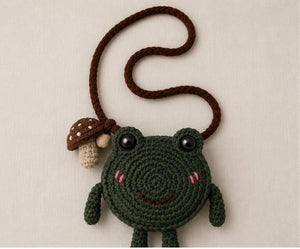 Frog Crochet Sling Bag